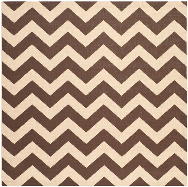 Safavieh Cy6244 Power Loomed 85.4% Polypropylene/10.4% Polyester/4.2% Latex Outdoor Rug CY6244-204-4SQ