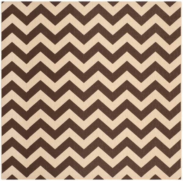 Safavieh Cy6244 Power Loomed 85.4% Polypropylene/10.4% Polyester/4.2% Latex Outdoor Rug CY6244-204-4SQ