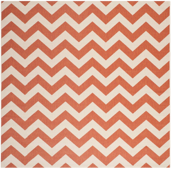 Safavieh Cy6244 Power Loomed 85.4% Polypropylene/10.4% Polyester/4.2% Latex Outdoor Rug CY6244-241-5SQ