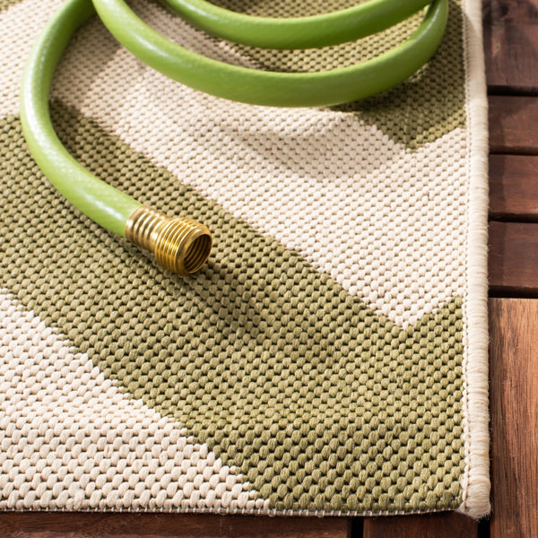 Safavieh Cy6244 Power Loomed 85.4% Polypropylene/10.4% Polyester/4.2% Latex Outdoor Rug CY6244-244-5SQ