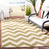 Safavieh Cy6244 Power Loomed 85.4% Polypropylene/10.4% Polyester/4.2% Latex Outdoor Rug CY6244-244-5SQ