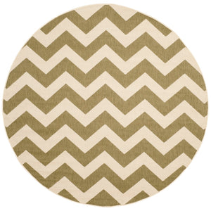 Safavieh Cy6244 Power Loomed 85.4% Polypropylene/10.4% Polyester/4.2% Latex Outdoor Rug CY6244-244-5SQ