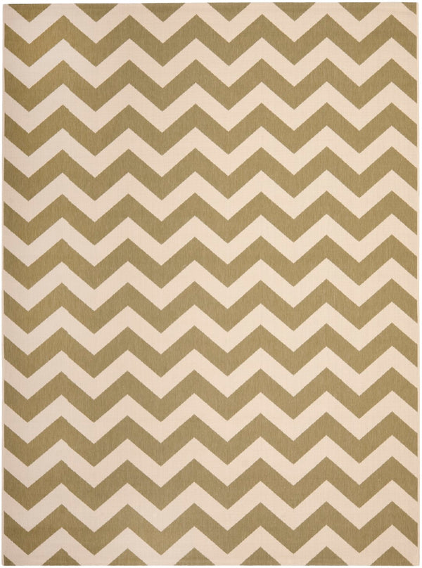 Safavieh Cy6244 Power Loomed 85.4% Polypropylene/10.4% Polyester/4.2% Latex Outdoor Rug CY6244-244-5SQ