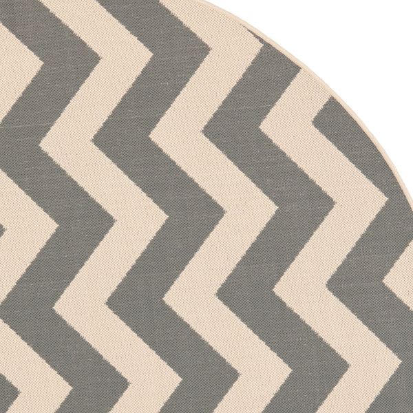 Safavieh Cy6244 Power Loomed 85.4% Polypropylene/10.4% Polyester/4.2% Latex Outdoor Rug CY6244-246-5SQ