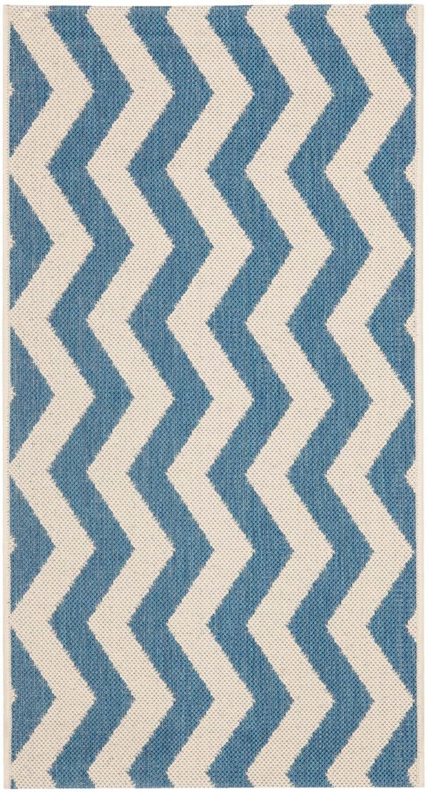 Safavieh Cy6245 Power Loomed 85.4% Polypropylene/10.4% Polyester/4.2% Latex Outdoor Rug CY6245-243-5R