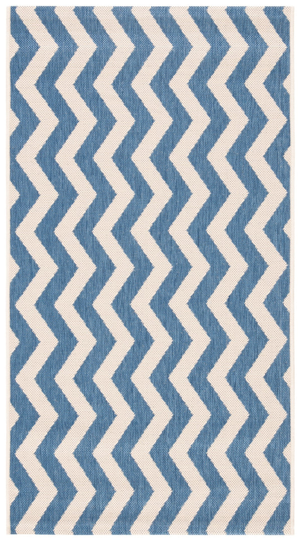 Safavieh Cy6245 Power Loomed 85.4% Polypropylene/10.4% Polyester/4.2% Latex Outdoor Rug CY6245-243-5R