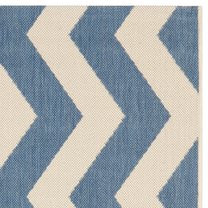 Safavieh Cy6245 Power Loomed 85.4% Polypropylene/10.4% Polyester/4.2% Latex Outdoor Rug CY6245-243-5R