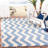 Safavieh Cy6245 Power Loomed 85.4% Polypropylene/10.4% Polyester/4.2% Latex Outdoor Rug CY6245-243-5R