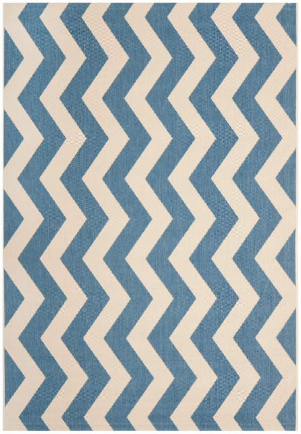 Safavieh Cy6245 Power Loomed 85.4% Polypropylene/10.4% Polyester/4.2% Latex Outdoor Rug CY6245-243-5R