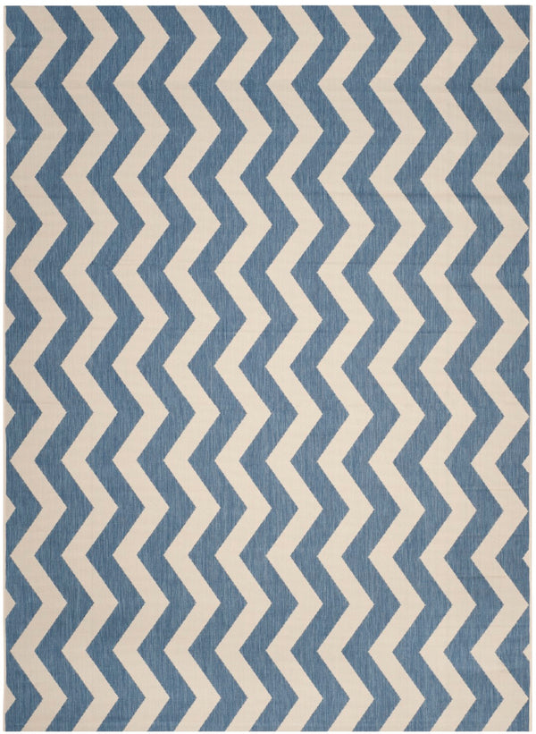 Safavieh Cy6245 Power Loomed 85.4% Polypropylene/10.4% Polyester/4.2% Latex Outdoor Rug CY6245-243-5R