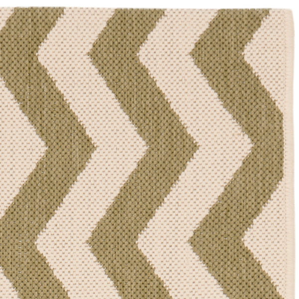 Safavieh Cy6245 Power Loomed 85.4% Polypropylene/10.4% Polyester/4.2% Latex Outdoor Rug CY6245-244-4