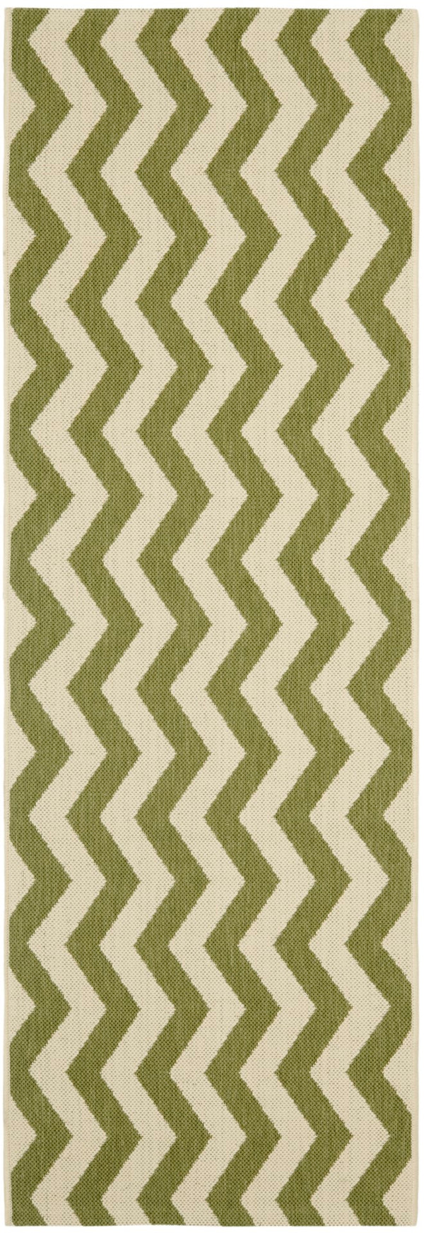 Safavieh Cy6245 Power Loomed 85.4% Polypropylene/10.4% Polyester/4.2% Latex Outdoor Rug CY6245-244-4