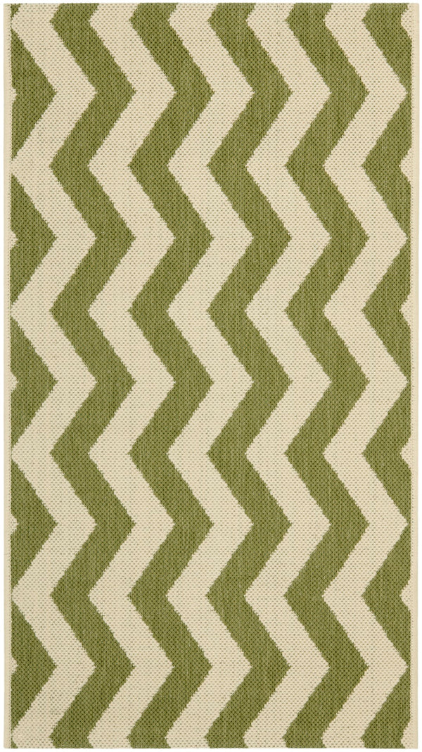 Safavieh Cy6245 Power Loomed 85.4% Polypropylene/10.4% Polyester/4.2% Latex Outdoor Rug CY6245-244-4