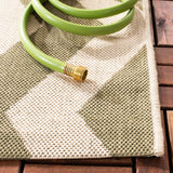 Safavieh Cy6245 Power Loomed 85.4% Polypropylene/10.4% Polyester/4.2% Latex Outdoor Rug CY6245-244-4