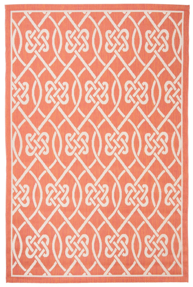 Safavieh Harbor Knots Power Loomed 85.4% Polypropylene/10.4% Polyester/4.2% Latex Outdoor Rug CY6302-231-5
