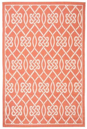Safavieh Harbor Knots Power Loomed 85.4% Polypropylene/10.4% Polyester/4.2% Latex Outdoor Rug CY6302-231-5