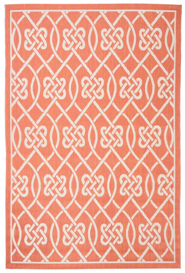 Safavieh Harbor Knots Power Loomed 85.4% Polypropylene/10.4% Polyester/4.2% Latex Outdoor Rug CY6302-231-5