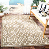 Safavieh Harbor Knots Power Loomed 85.4% Polypropylene/10.4% Polyester/4.2% Latex Outdoor Rug CY6302-232-5