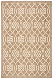 Safavieh Harbor Knots Power Loomed 85.4% Polypropylene/10.4% Polyester/4.2% Latex Outdoor Rug CY6302-232-5