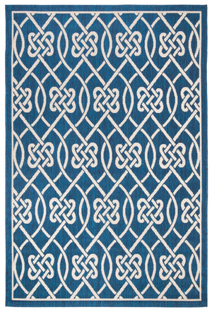 Safavieh Harbor Knots Power Loomed 85.4% Polypropylene/10.4% Polyester/4.2% Latex Outdoor Rug CY6302-258-5