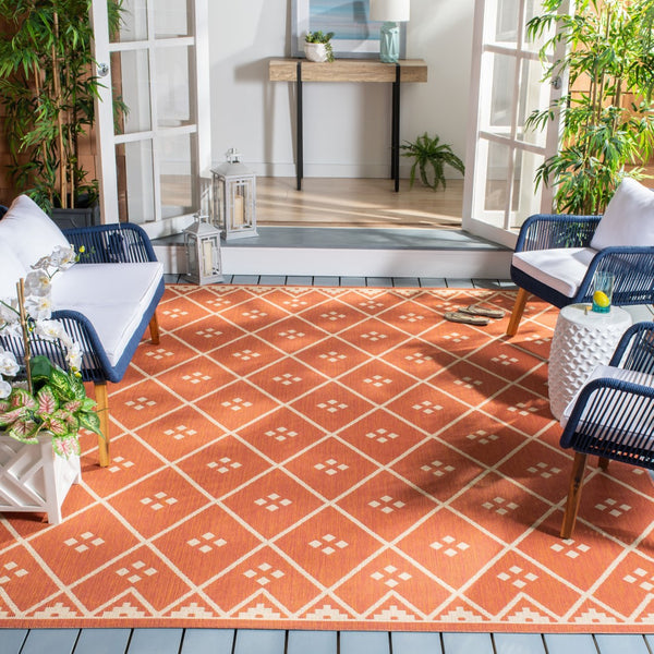 Safavieh Dorchester PowerLoomed 85.4% Polypropylene/10.4% Polyester/4.2% Latex Indoor/Outdoor Rug CY6303-231-9