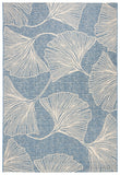 Courtyard Gingko Leaves Outdoor Power Loomed 85.4% Polypropylene - 10.4% Polyester - 4.2% Latex Rug