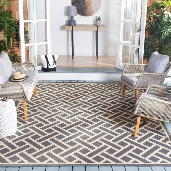 Safavieh Clayton PowerLoomed 85.4% Polypropylene/10.4% Polyester/4.2% Latex Indoor/Outdoor Rug CY6306-236-9