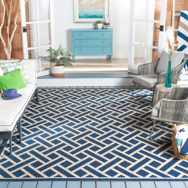 Safavieh Clayton PowerLoomed 85.4% Polypropylene/10.4% Polyester/4.2% Latex Indoor/Outdoor Rug CY6306-258-9