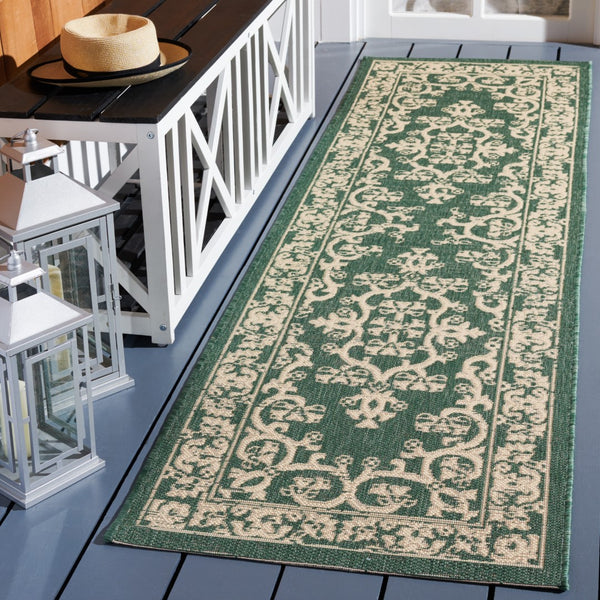 Safavieh Courtyard 6332 PowerLoomed 85.4% Polypropylene/10.4% Polyester/4.2% Latex Indoor/Outdoor Rug CY6332-32221-9