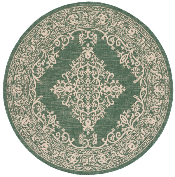Safavieh Courtyard 6332 PowerLoomed 85.4% Polypropylene/10.4% Polyester/4.2% Latex Indoor/Outdoor Rug CY6332-32221-9