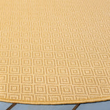 Safavieh Courtyard 6520 PowerLoomed 85.4% Polypropylene/10.4% Polyester/4.2% Latex Indoor/Outdoor Rug CY6520-30622-9