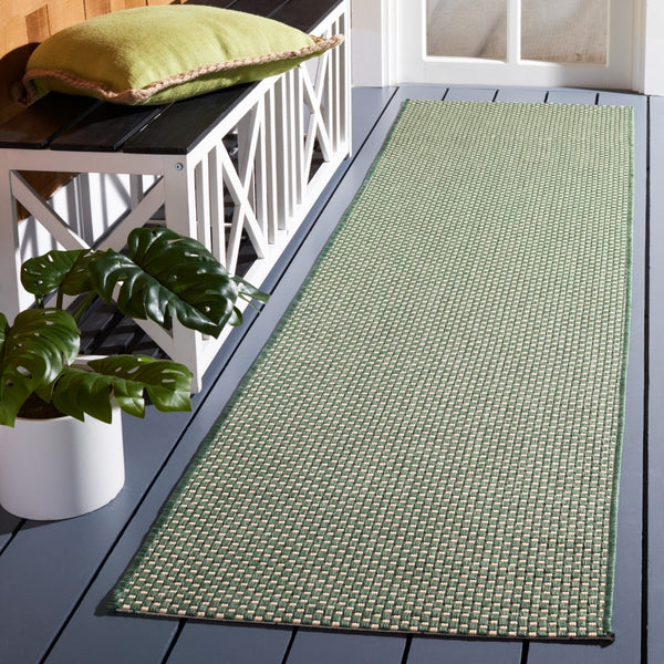 Safavieh Courtyard 6521 PowerLoomed 85.4% Polypropylene/10.4% Polyester/4.2% Latex Indoor/Outdoor Rug CY6521-32221-9
