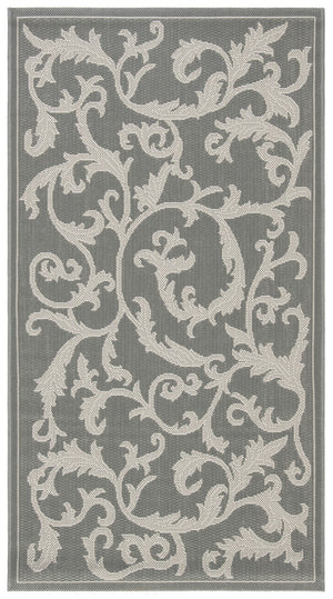 Safavieh Cy6533 Power Loomed 85.4% Polypropylene/10.4% Polyester/4.2% Latex Outdoor Rug CY6533-87-4