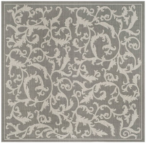 Safavieh Cy6533 Power Loomed 85.4% Polypropylene/10.4% Polyester/4.2% Latex Outdoor Rug CY6533-87-4