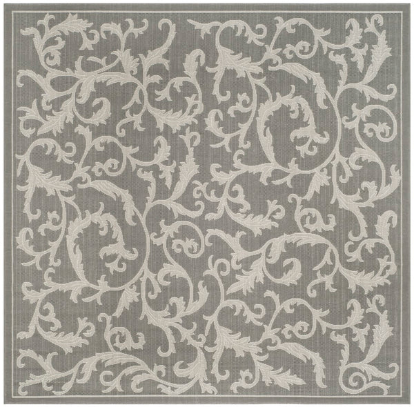 Safavieh Cy6533 Power Loomed 85.4% Polypropylene/10.4% Polyester/4.2% Latex Outdoor Rug CY6533-87-4