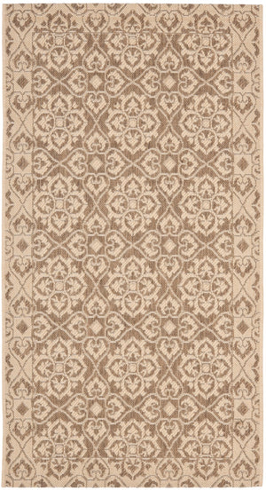 Safavieh Cy6550 Power Loomed 85.4% Polypropylene/10.4% Polyester/4.2% Latex Outdoor Rug CY6550-22-4