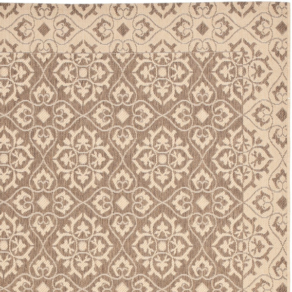 Safavieh Cy6550 Power Loomed 85.4% Polypropylene/10.4% Polyester/4.2% Latex Outdoor Rug CY6550-22-4
