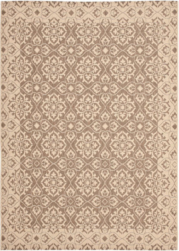 Safavieh Cy6550 Power Loomed 85.4% Polypropylene/10.4% Polyester/4.2% Latex Outdoor Rug CY6550-22-4