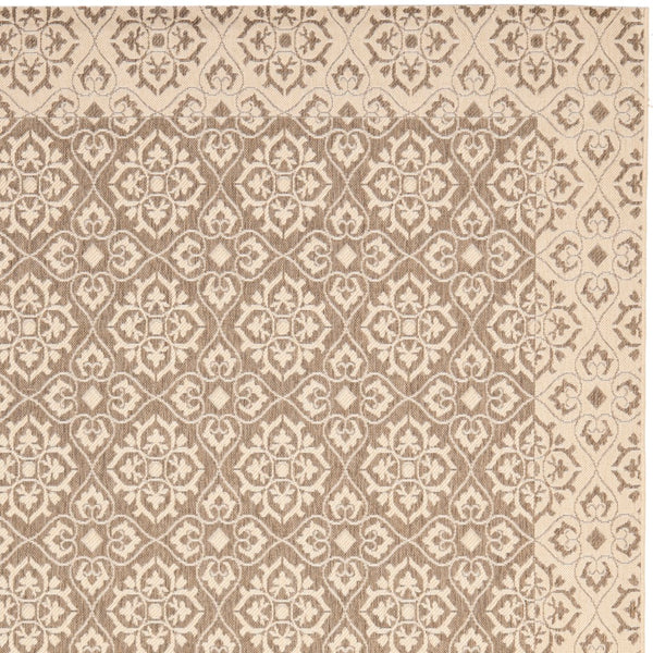 Safavieh Cy6550 Power Loomed 85.4% Polypropylene/10.4% Polyester/4.2% Latex Outdoor Rug CY6550-22-4