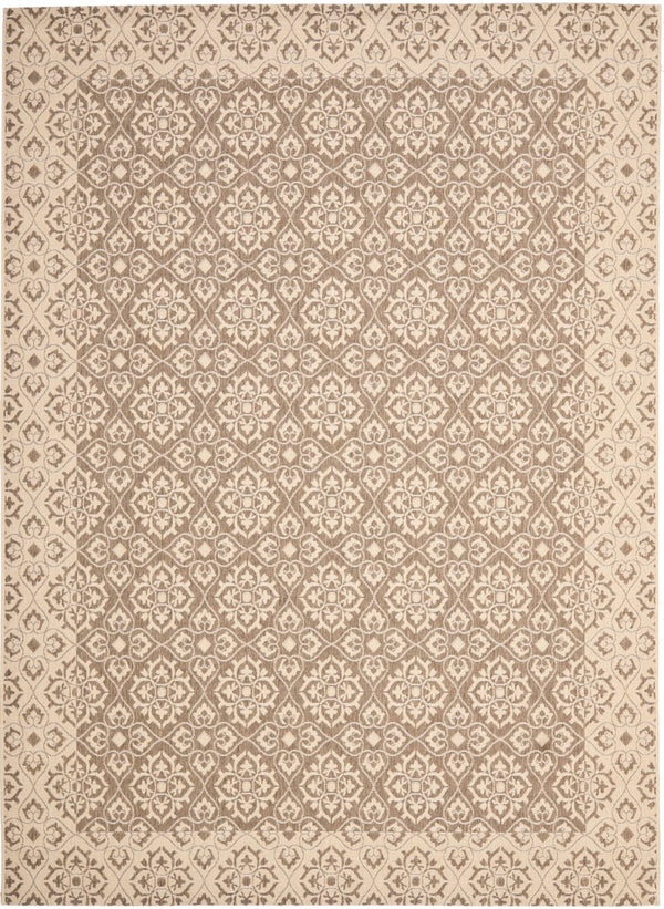 Safavieh Cy6550 Power Loomed 85.4% Polypropylene/10.4% Polyester/4.2% Latex Outdoor Rug CY6550-22-4
