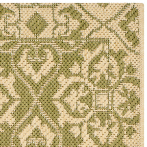 Safavieh Cy6550 Power Loomed 85.4% Polypropylene/10.4% Polyester/4.2% Latex Outdoor Rug CY6550-24-4