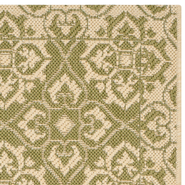 Safavieh Cy6550 Power Loomed 85.4% Polypropylene/10.4% Polyester/4.2% Latex Outdoor Rug CY6550-24-4