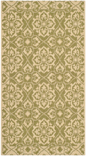 Safavieh Cy6550 Power Loomed 85.4% Polypropylene/10.4% Polyester/4.2% Latex Outdoor Rug CY6550-24-4