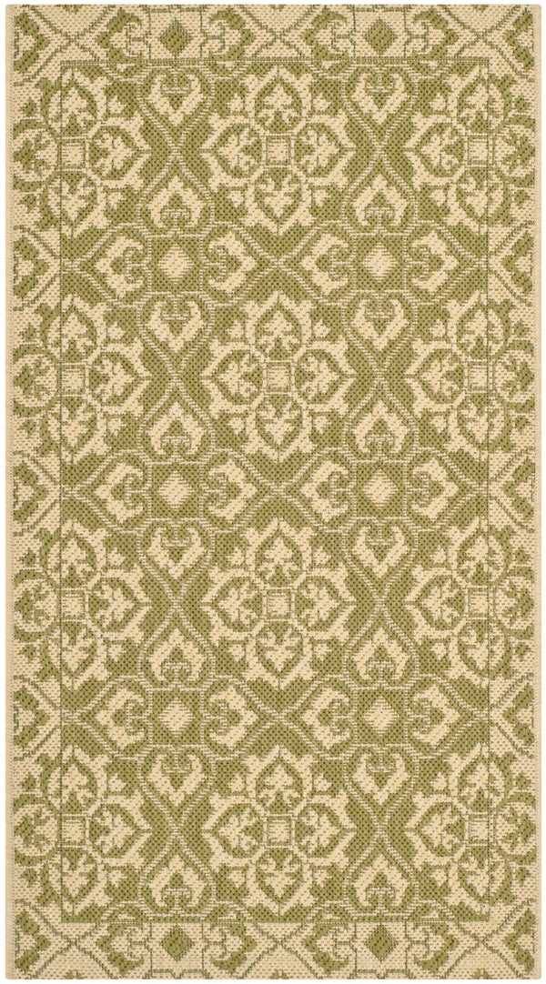 Safavieh Cy6550 Power Loomed 85.4% Polypropylene/10.4% Polyester/4.2% Latex Outdoor Rug CY6550-24-4