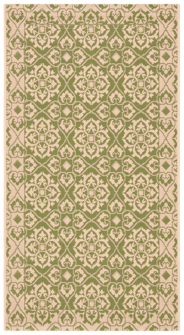 Safavieh Cy6550 Power Loomed 85.4% Polypropylene/10.4% Polyester/4.2% Latex Outdoor Rug CY6550-24-4