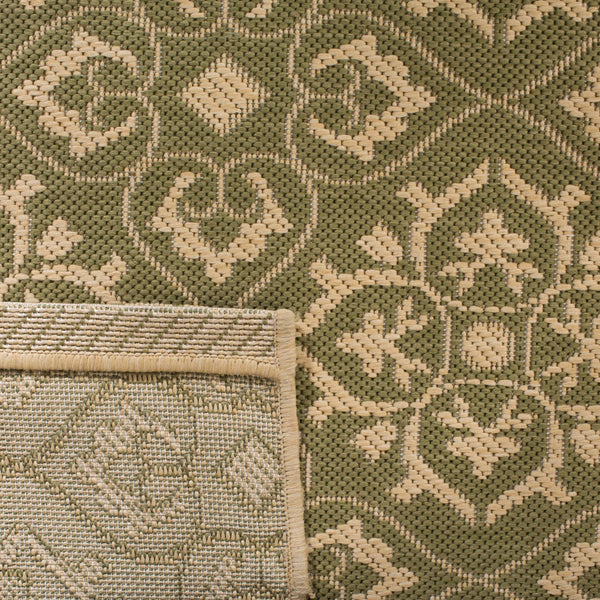 Safavieh Cy6550 Power Loomed 85.4% Polypropylene/10.4% Polyester/4.2% Latex Outdoor Rug CY6550-24-4