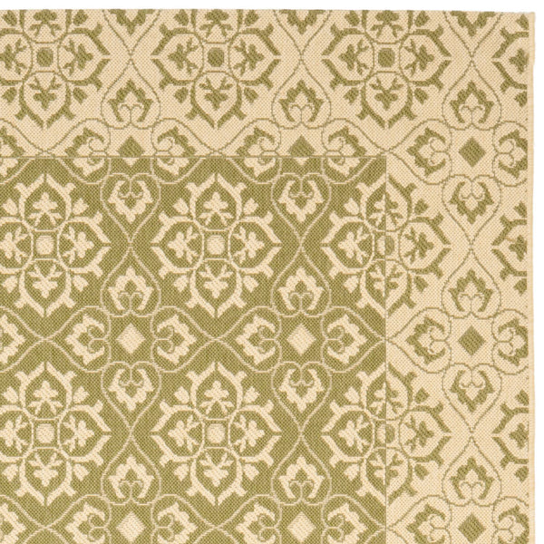 Safavieh Cy6550 Power Loomed 85.4% Polypropylene/10.4% Polyester/4.2% Latex Outdoor Rug CY6550-24-4