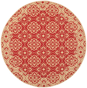 Safavieh Cy6550 Power Loomed 85.4% Polypropylene/10.4% Polyester/4.2% Latex Outdoor Rug CY6550-28-5R