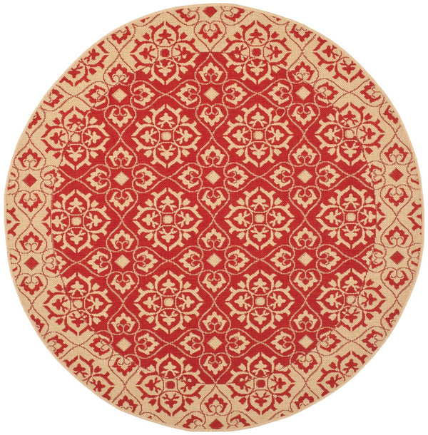 Safavieh Cy6550 Power Loomed 85.4% Polypropylene/10.4% Polyester/4.2% Latex Outdoor Rug CY6550-28-5R