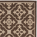 Safavieh Cy6564 Power Loomed 85.4% Polypropylene/10.4% Polyester/4.2% Latex Outdoor Rug CY6564-204-4